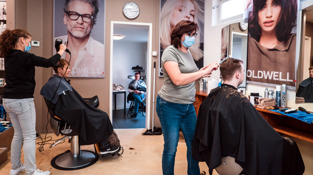 inside-hair-salon-hairdressers-wear-masks-us | Change Your Health and Safety Attributes | How To Update Your Google Business For COVID - Health & Safety Attributes